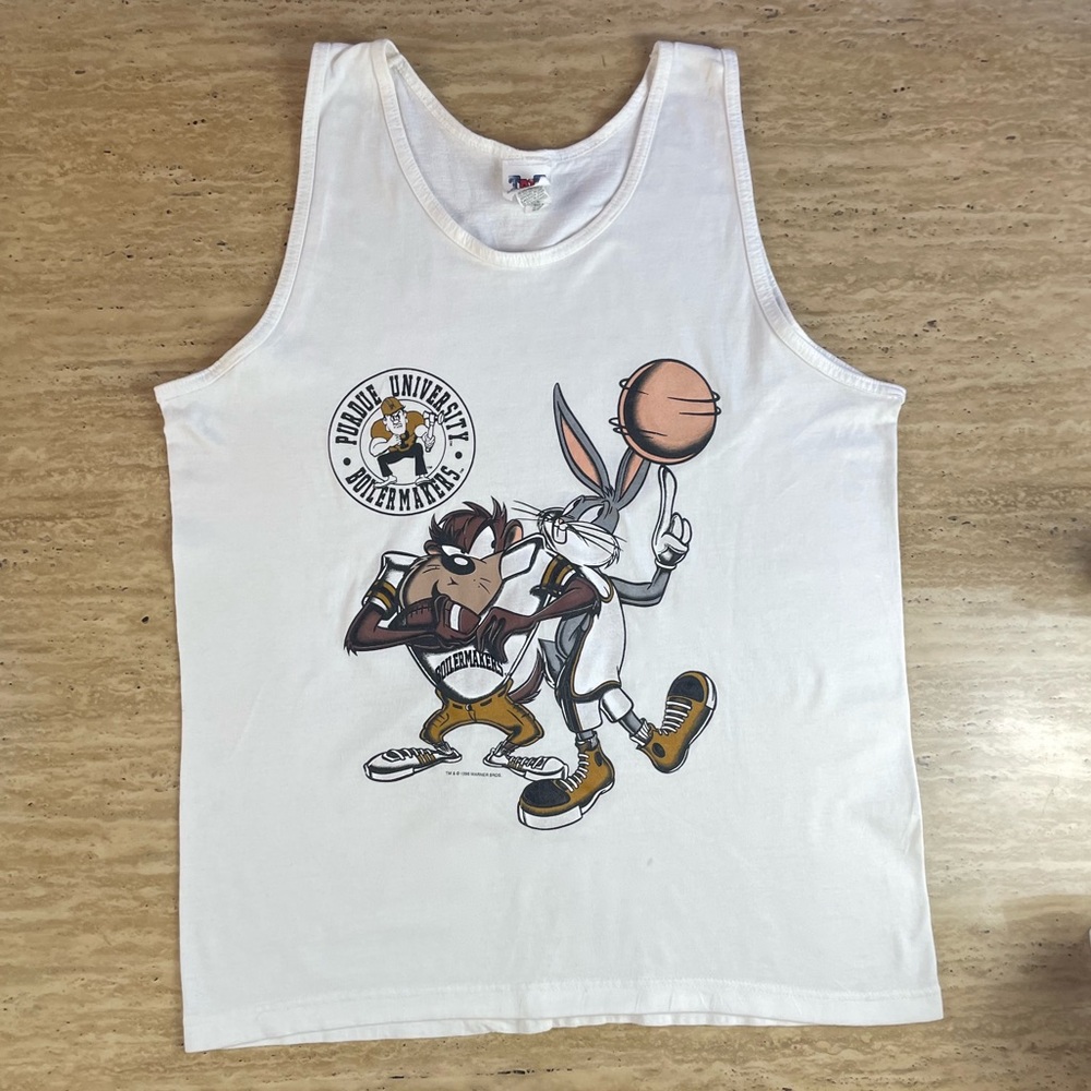 Vintage 90’s Looney Toons Purdue Tank